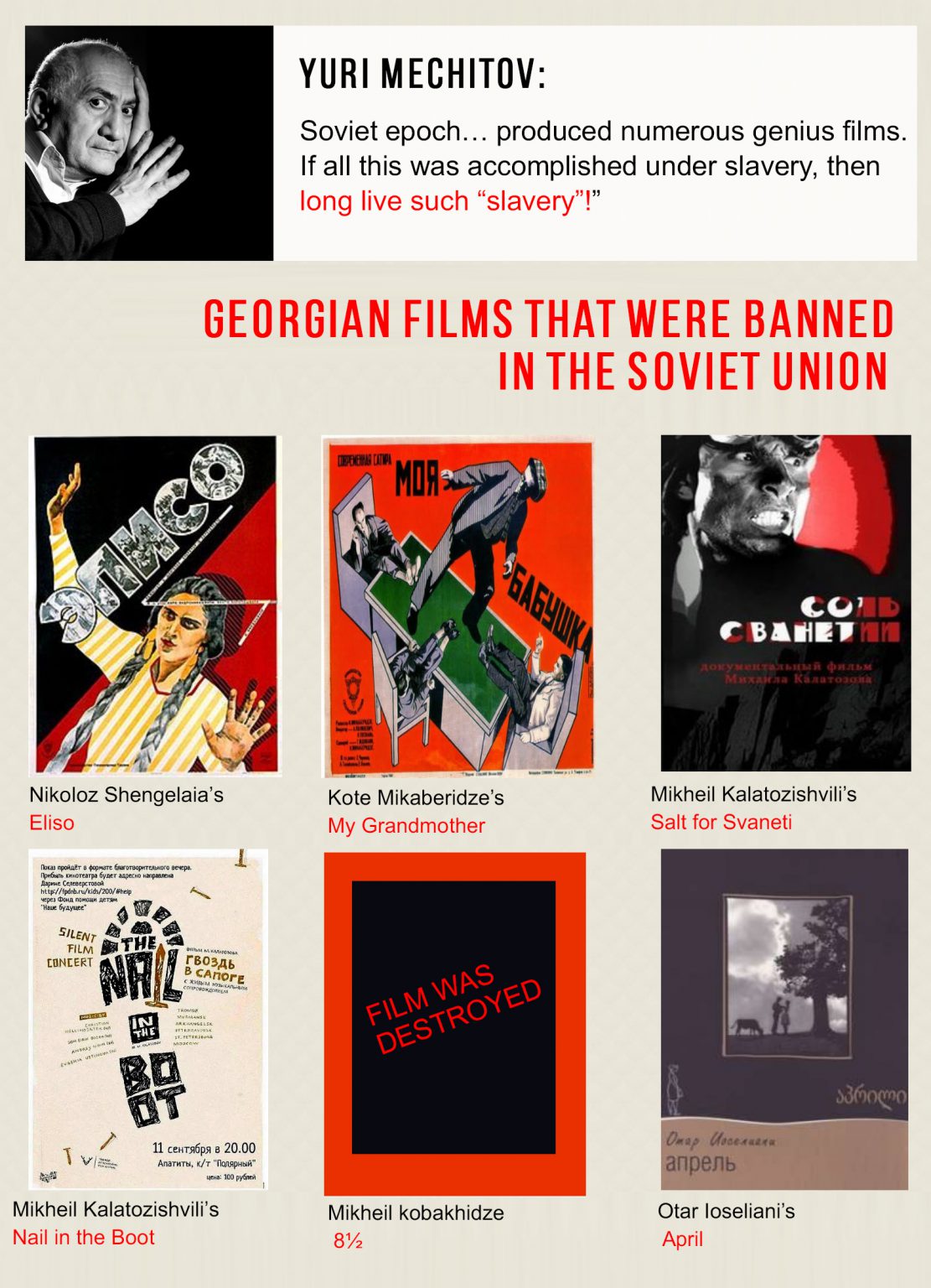 Literature and Films Banned in Soviet “Slavery”