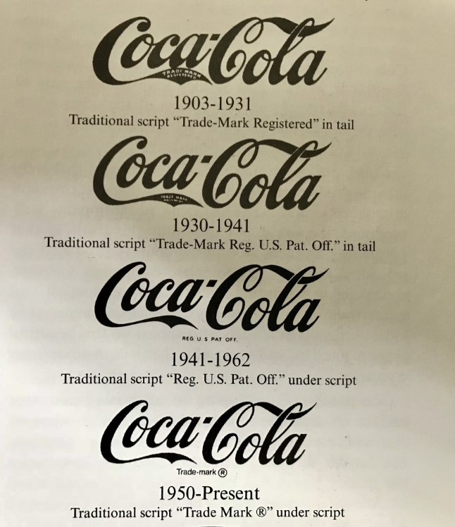 1930 coca cola logo