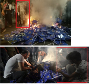 sdrgv When Were the Georgian Dream Flags Burned – Prior to the Elections or on Gavrilov’s Night?