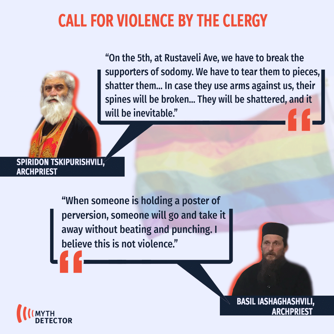Call for violence by the clergy