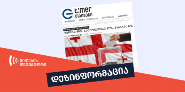 dezinphormatsia 3 “Timer” Spreads False Information Regarding the Survey on Political Party Support