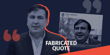 gaqhalbebuli tsitata 20 Fabricated Quote Disseminated in the Name of Former President Saakashvili