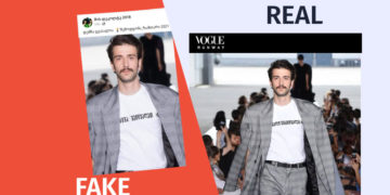 fake real1235 Page Affiliated with Pro-Governmental Media Fabricates Demna Gvasalia’s T-Shirt