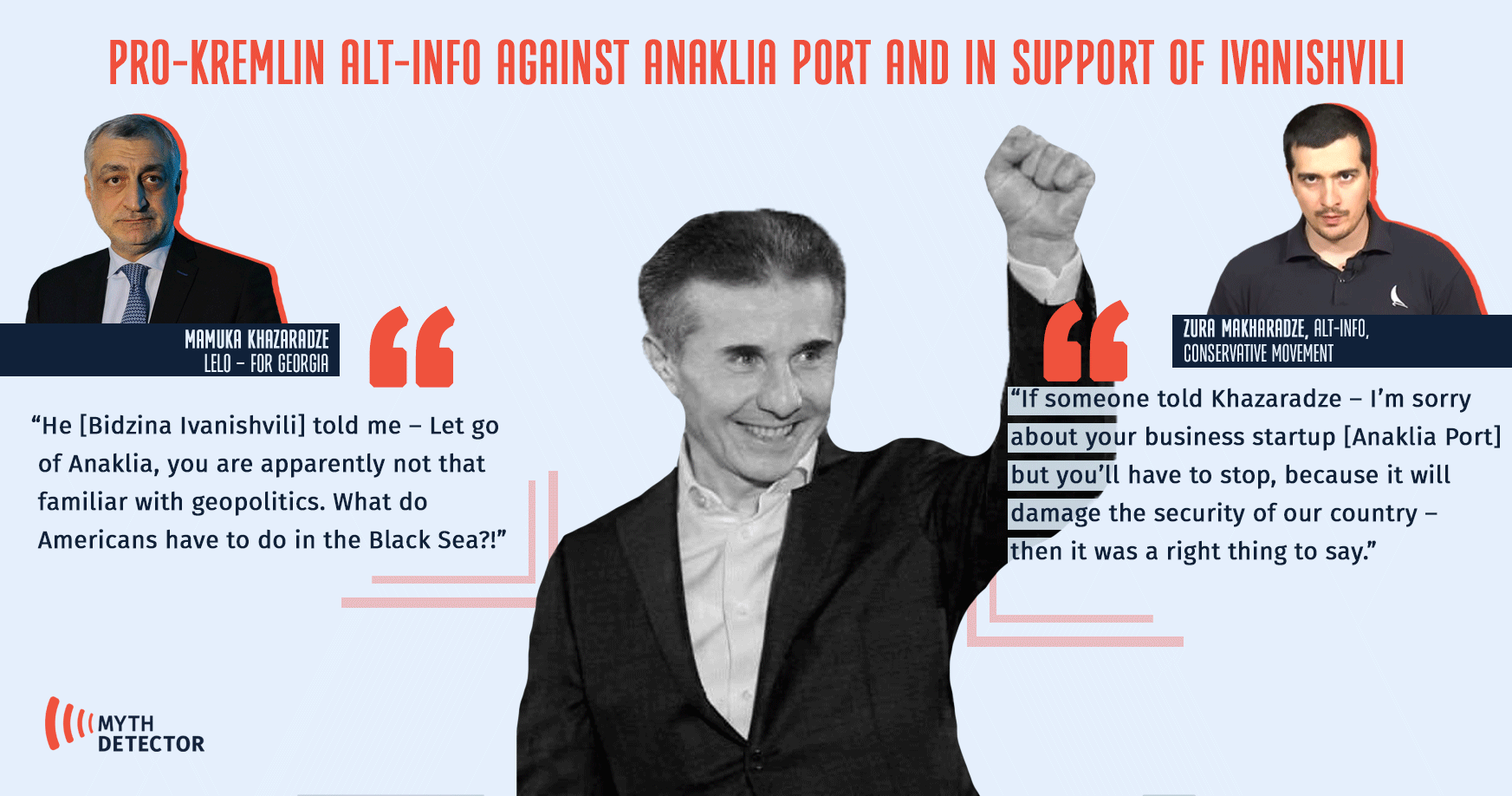 Pro-Kremlin Alt-Info against Anaklia Port and in support of Ivanishvili