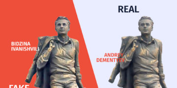 bidzo eng Bidzina Ivanishvili or Andrey Dementyev – Whose Statue does the Image Depict?