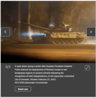 2.2 Facebook Page Used a Photo from Donbas to Illustrate the Appearance of the Russian Tanks Near Kyiv