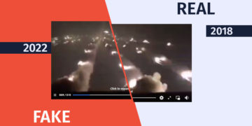 real fake253 What does the Video Allegedly Showing the Bombing of Kyiv Outskirts Actually Depict?