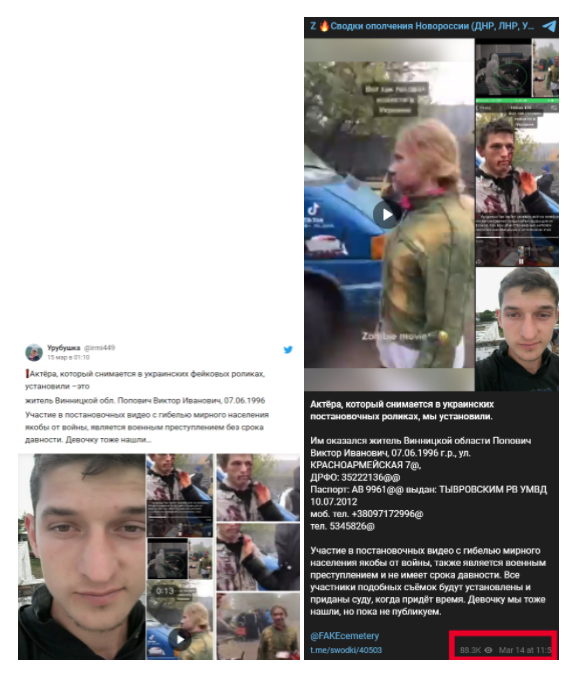 2 6 Обвинение о том, что Украина использует актеров для изображения жертв, является ложным