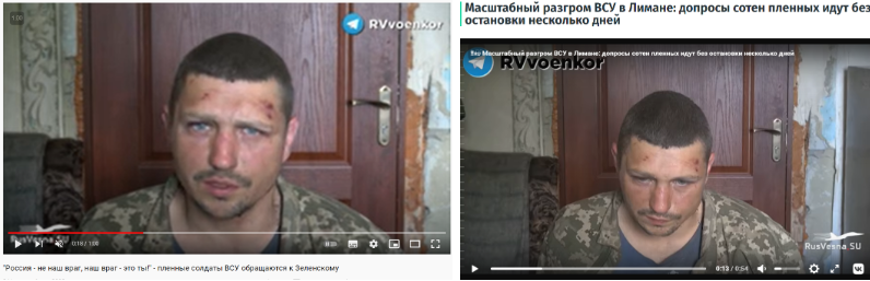 Screenshot 18 3 The Video of War Prisoners is Used Manipulatively to Depict the Alleged Confrontation Between Zelenskyy and the Ukrainian Army
