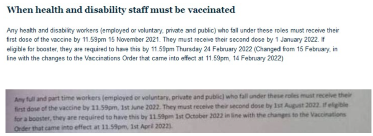 Screenshot 24 დეზინფორმაცია, თითქოს ახალ ზელანდიაში ვაქცინაციაზე უარის თქმა ჯარიმით ან პატიმრობით ისჯება