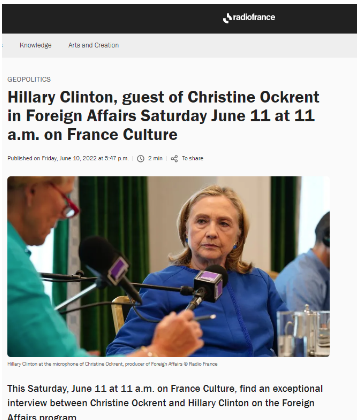 Screenshot 48 1 Does Hillary Clinton Call On the US to Give Part of its Nuclear Arsenal to Ukraine?