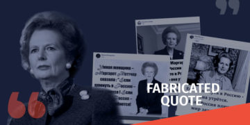 gaqhalbebuli tsitata 3 Russian-language FB Accounts Disseminate a Fabricated Quote by Margaret Thatcher