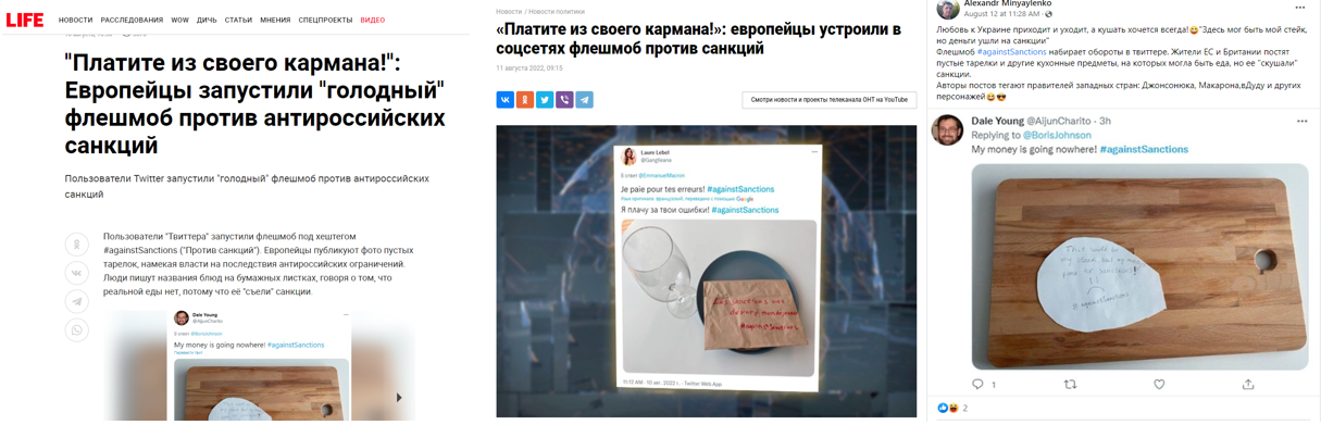 Screenshot 1 1 Кто начал онлайн-флешмоб против антироссийских санкций: европейцы или фейковые аккаунты?