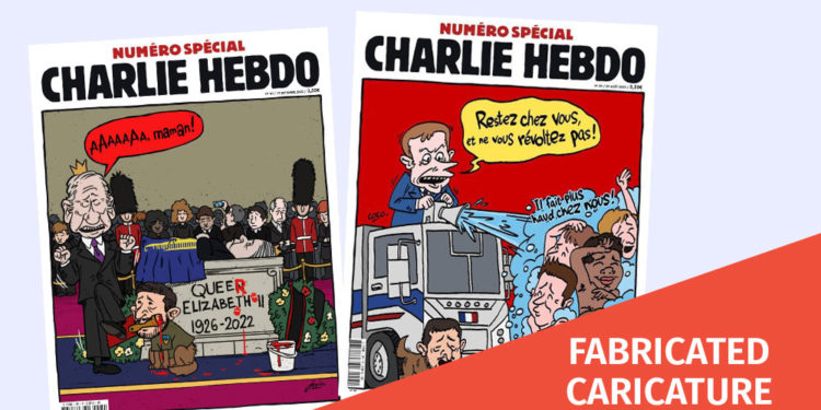 Fabricated Covers of Charlie Hebdo about Ukraine Factchecker DB