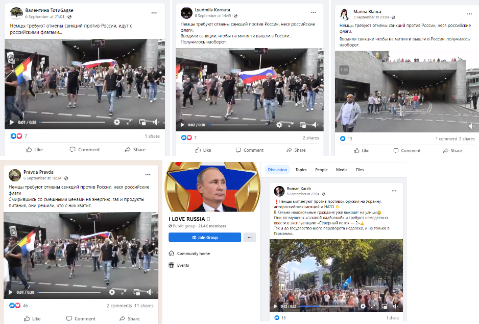 Screenshot 1 3 Немцы или русская диаспора - кто провел пророссийский митинг в Германии?