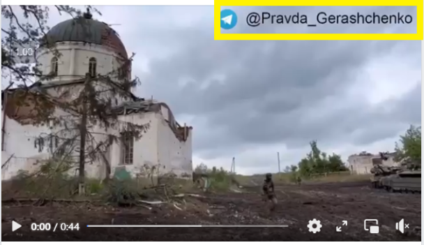 Screenshot 8 6 Who Turned a Church into a Warehouse – Ukrainians or Russian Soldiers?