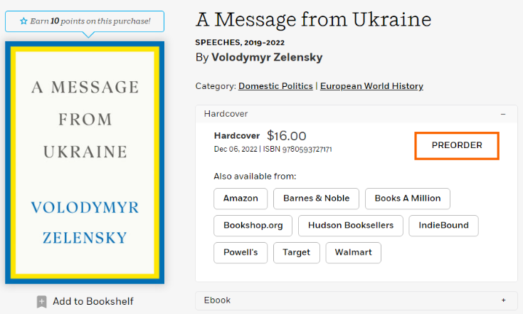 Screenshot 14 5 Zelenskyy’s Autobiographical Book “My Fight” Does not Exist and is Based on a Fake Visual