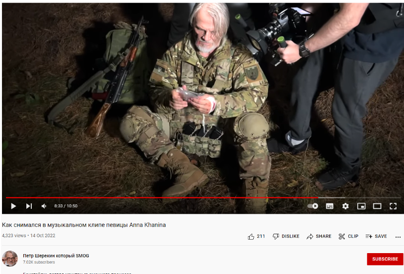 Screenshot 17 3 Viral Video Featuring an Ukrainian Soldier Being Filmed Shows the Making of a Music Video