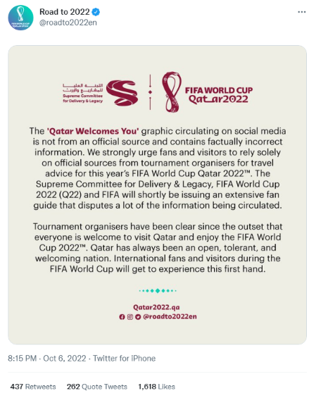 Screenshot 5 2 Запрещается ли алкоголь и присутствие представителей ЛГБТ сообщества на Чемпионате мира по футболу?
