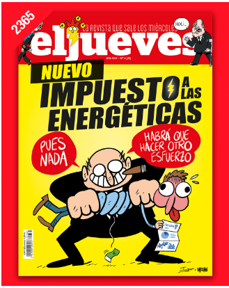 Screenshot 6 3 ეკუთვნის თუ არა გავრცელებული კარიკატურა ესპანურ სატირულ ჟურნალს El Jueves-ს?