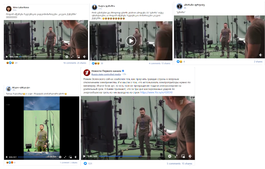 Screenshot 7 3 Kremlin Media Accuses Zelenskyy of Pre-recording His Video Addresses