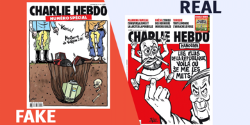 charli ebo Fabricated Caricature of Charlie Hebdo About the Missile that Fell in Poland