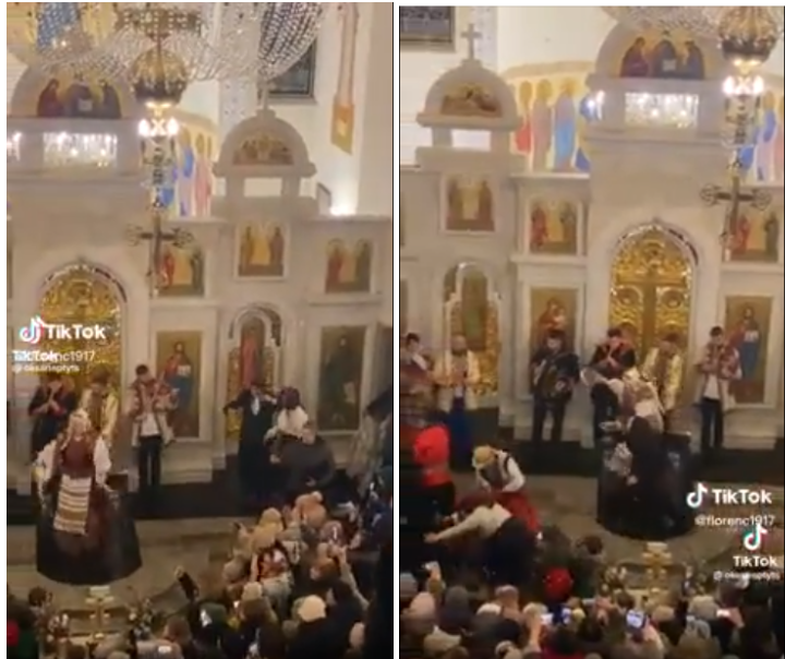 Screenshot 4 7 Backstory and Origin of the Viral Video Showing a Theatrical Performance in a Church in Ukraine