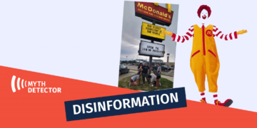 disinphormatsia makdonaldi Disinformation as if MacDonald’s Uses Human Meat in Their Products