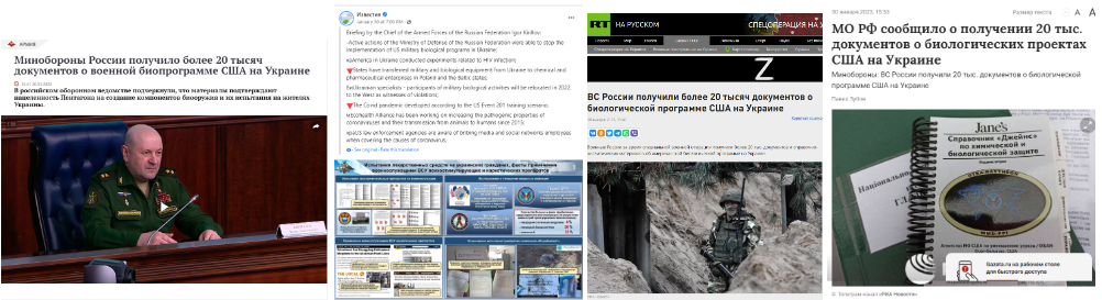 Screenshot 1 9 “20 000 Documents” by the Kremlin that [DO NOT] Confirm the Creation of Bio-weapons in Ukraine
