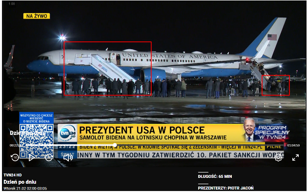 Screenshot 10 4 В связи с визитом Джо Байдена в Варшаву распространяется видеоманипуляция