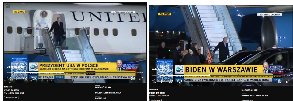 Screenshot 11 3 Video Manipulation Regarding Joe Biden’s Visit to Warsaw