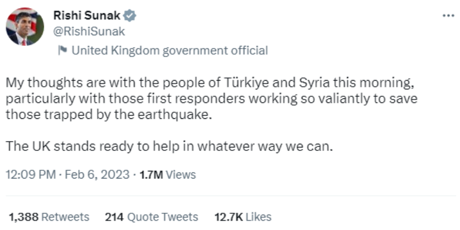 mitsisdzvra siriashi 2 Действительно ли отказались США и ЕС помогать пострадавшим от землетрясения в Сирии?