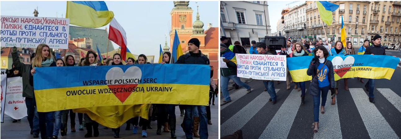putinis tvini Address to Putin or Support for Ukraine – What does the Poster Show?