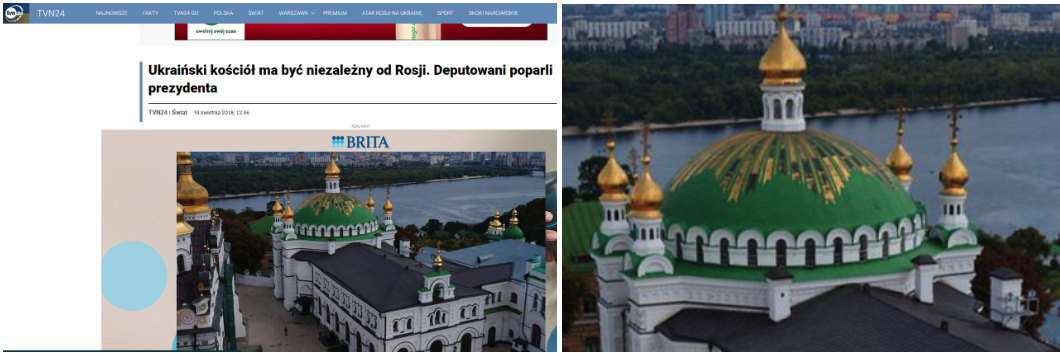 Screenshot 16 1 Кремлевские СМИ распространяют конспирацию о почерневших крестах Киево-Печерской Лавры
