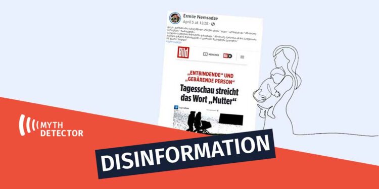 disinformation Germany Replace the Word Mother Factchecker DB