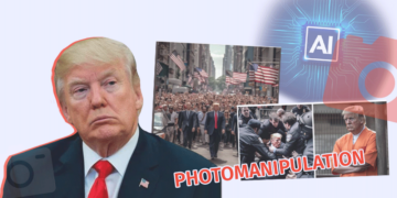 photomanipulatsia trampi daitchires AI-Generated Images of Donald Trump Disseminated on Facebook
