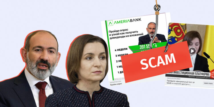Fraudulent Posts Disseminated in the Name of the Nikol Pashinyan and Maia Sandu Factchecker DB