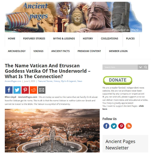 Screenshot 1 Откуда произошло название Ватикан и связано ли оно с этрусским божеством подземного мира?