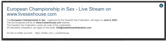 Screenshot 26 1 ინფორმაცია, რომ შვედეთში სექსი სპორტად დარეგისტრირდა, სიმართლეს არ შეესაბამება