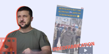 Videofabrication as if Citizens in Kherson Verbally Insulted Zelenskyy1 Videofabrication, as if Citizens in Kherson Verbally Insulted Zelenskyy