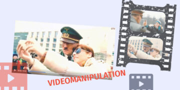 gitleri1 Videomanipulation, as if an Actor Dressed as Hitler was welcomed with a Nazi Salute in Europe