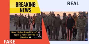 A Robot or Rishi Sunak Who Can be Seen with Zelenskyy in the Video A Robot or Rishi Sunak - Who Can be Seen with Zelenskyy in the Video?