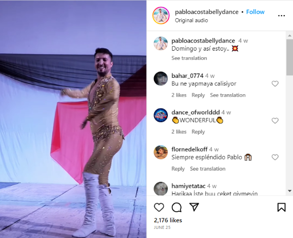 The man in the video is not Volodymyr Zelenskyy, but the dancer Pablo Acosta  from Argentina
