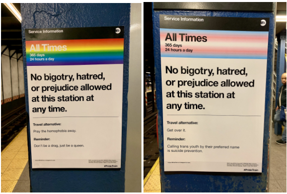 Screenshot 17 1 Кто расклеил плакаты с угрозами в нью-йоркском метро?
