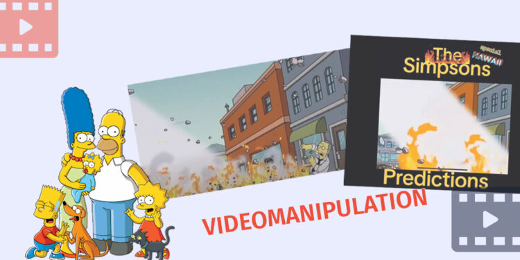 Video manipulation as if the Simpsons Predicted the Artificial Causing of the Fire in Hawaii Factchecker DB