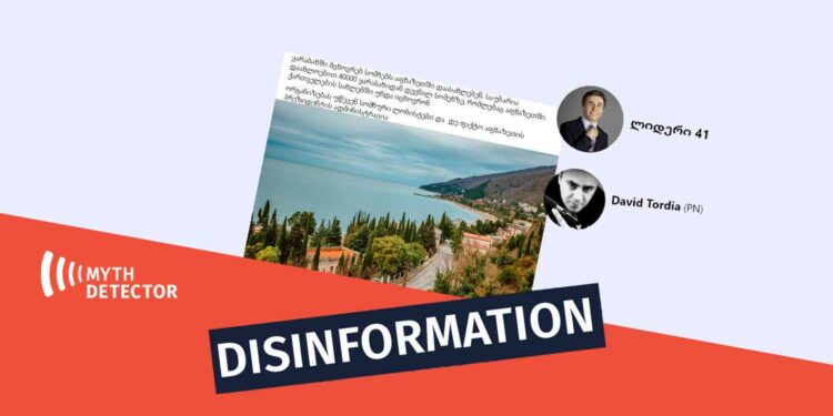 Disinformation About the Alleged Plans to Settle Ethnic Armenians from Karabakh in the Occupied Abkhazia Factchecker DB