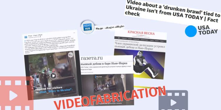 Videofabrication About Volodymyr Zelenskyys Bodyguard Disseminated in the Name of USA TODAY Factchecker DB