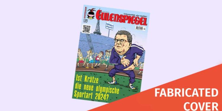A Fabricated Cover about the 2024 Olympics Disseminated under the Name of EULENSPIEGEL Factchecker DB