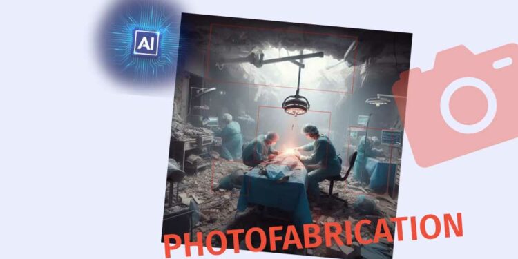 AI Generated Photo of a Gaza Hospital Disseminated on Social Media Factchecker DB