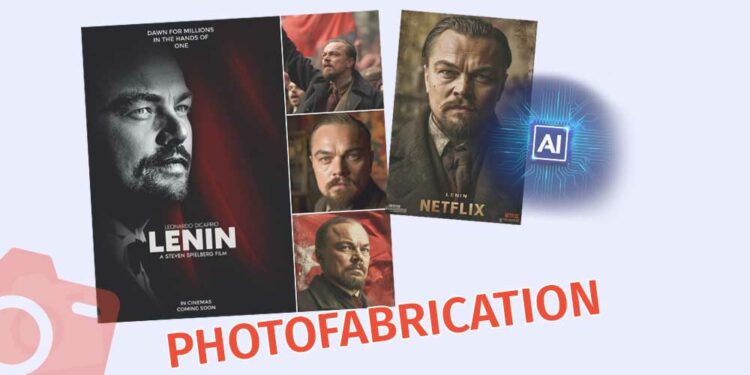 A Fabricated Movie Poster Featuring Leonardo DiCaprio as Lenin Factchecker DB